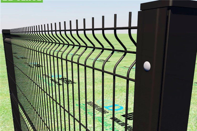 High Strength Welded Wire Security Fence Barrier With 4.0 Mm Diameter